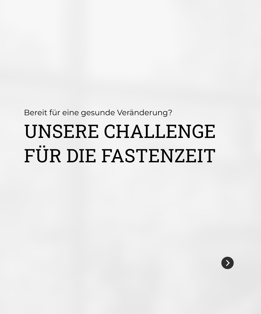 Beitragsgrafik: Fastenzeit Challenge