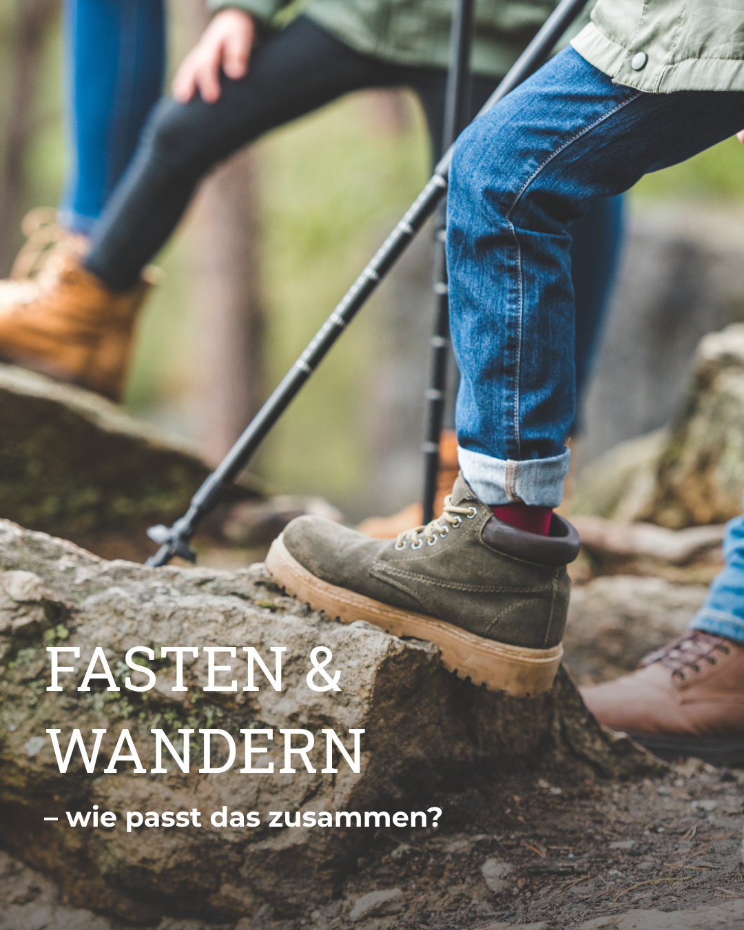 Beitragsgrafik: Fasten & Wandern – wie passt das zusammen?