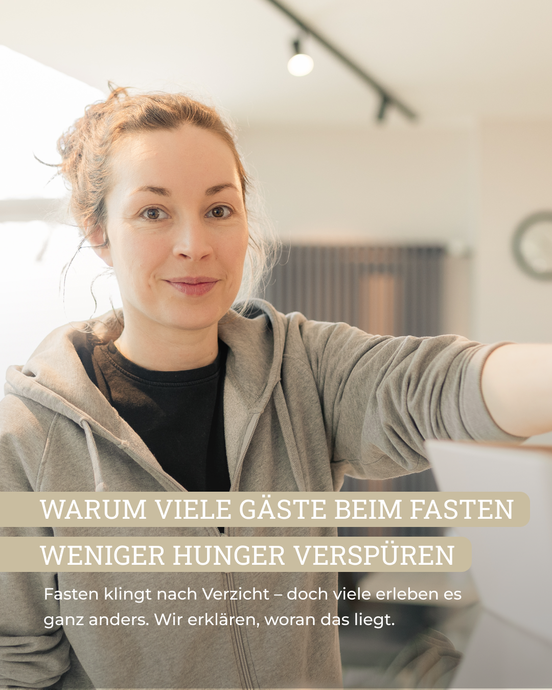 Beitragsgrafik: Warum viele Gäste beim Fasten weniger Hunger verspüren