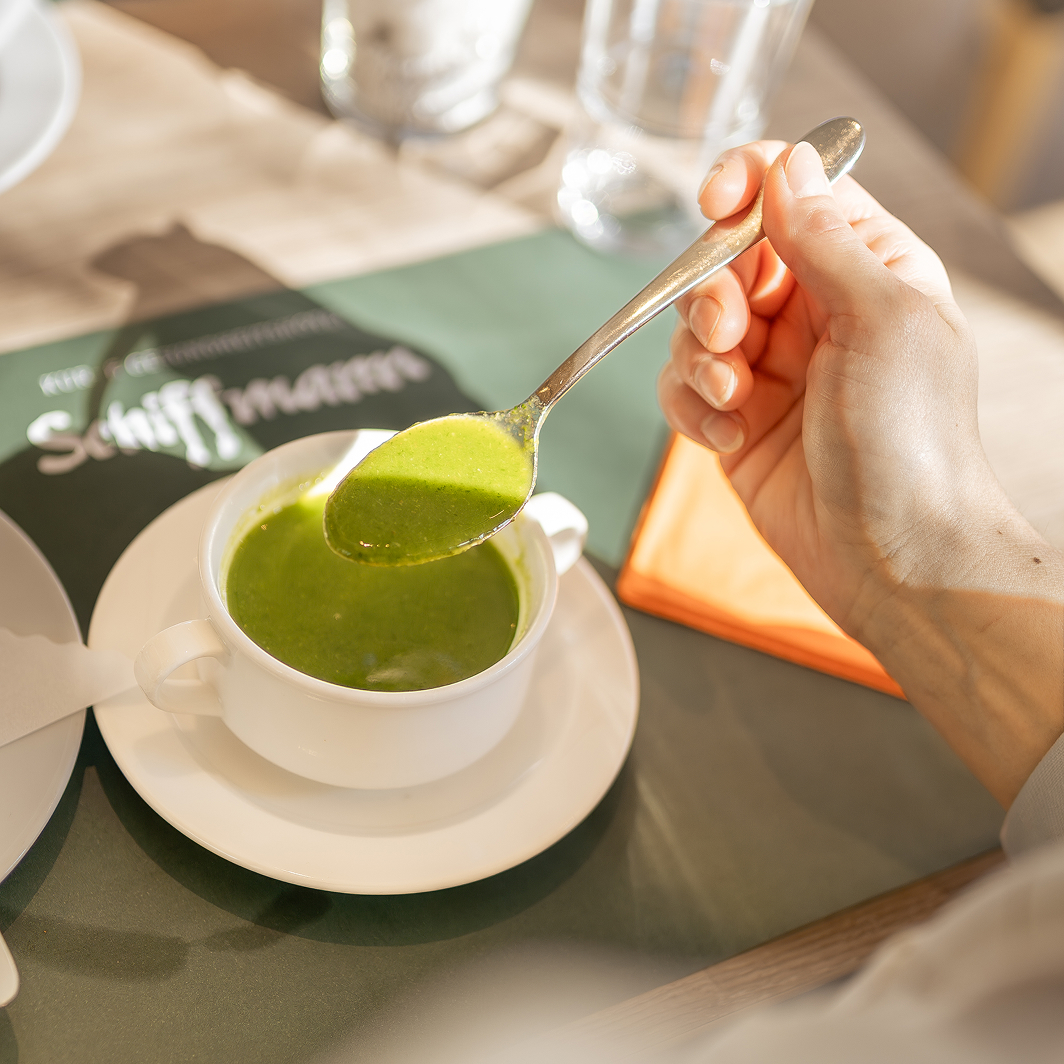 Basische Mahlzeit beim Basenfasten im Hotel Schiffmann