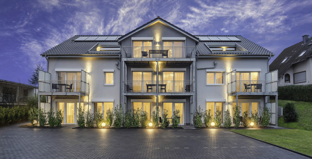 Außenansicht der Apartments des Kur- & Gesundheitshotels Schiffmann