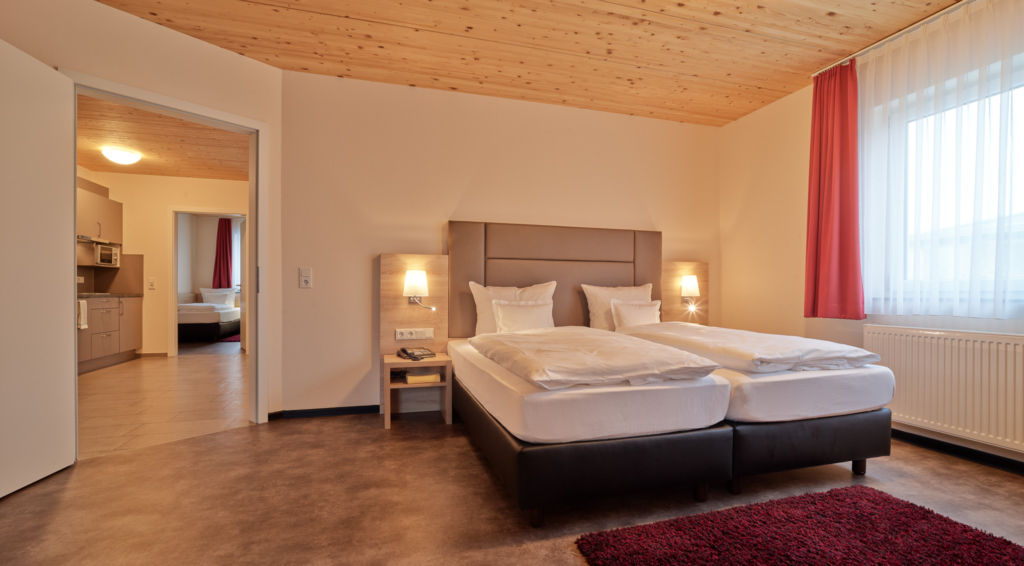 Apartment mit separatem Wohnbereich im Hotel Schiffmann